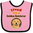 thumbnail image 3 of Inktastic Golden Retriever Dog Lover Boys or Girls Baby Bib, 3 of 4