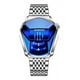 thumbnail image 1 of Binbond Relojes De Cuarzo Impermeables De Lujo Para Hombre Color Del Fondo Plateado/azul, 1 of 4