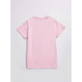 thumbnail image 2 of Camiseta de algodón con estampado "Mejor amiga de la tía" para niña: linda camiseta informal de verano con cuello redondo y manga corta., 2 of 6