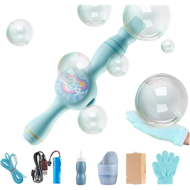 Elastic Bubble Fog Wand, Magic Smoke Bubble Machine with Colorful Elastic Bubbles & Smoke Effect, Portable Interactive Mist Bubbles Machines for Parties, Fun Science Experiments Toys