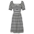 thumbnail image 6 of Houndstooth Classic With Bevel Dress elegant party dresses for women 2024 long dress women Party dresses, 6 of 7
