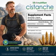 VH Nutrition CISTANCHE | Cistanche Capsules | Hormone Support Supplement for Men* | 700mg per Serving | Standardized Cistanche tubulosa Extract - 60 Capsules
