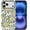 Retro Daisy Pretty Watercolor Flowers, variant on Case for iPhone 13 Pro, Drop Protection Hybrid 2-Layer Hard Phone Cover-Sun Tile Plant Collage