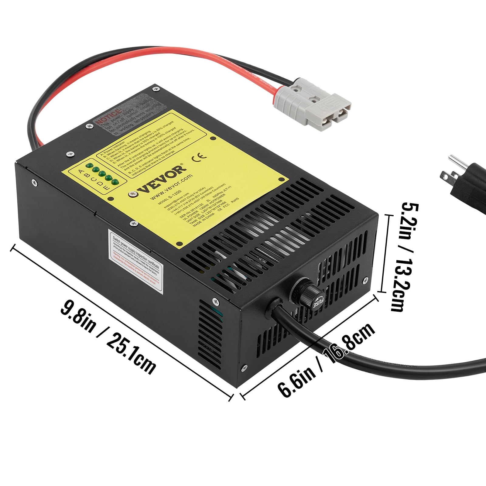 VEVOR RV Power Converter ChargerECO 110 V AC to 12 DCECO Battery