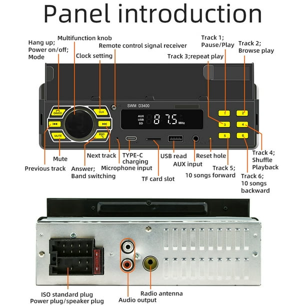 Car stereo with online handsfree calling