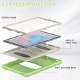 thumbnail image 3 of Case de tabletas para Samsung Galaxy Tab S6 10.5 "2019, caja protectora a prueba de choque de servicio pesado con Kickstand Ikkle  Tab S6 10.5" 2019, 3 of 10