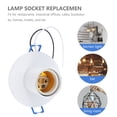 thumbnail image 4 of Miangastore Ceiling Light Socket Metal Lamp Holder White 1Pcs, 4 of 9