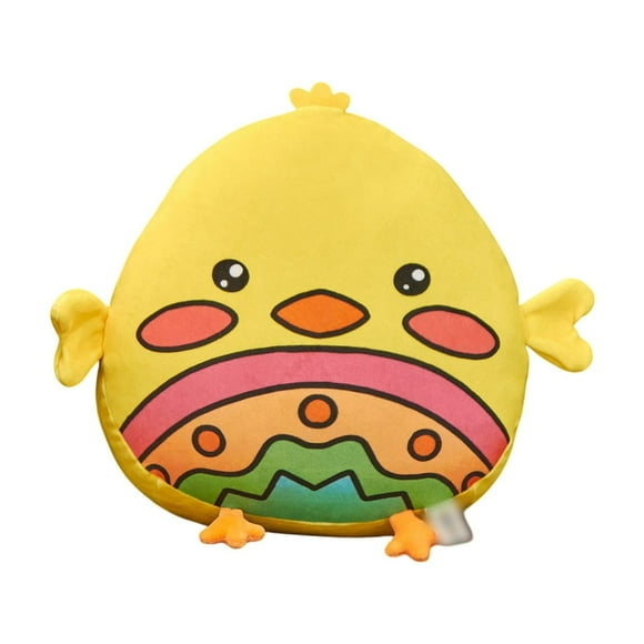 T-546 Chicken Doll Plush Toy With Egg Pillow Sofa Backrest Soft Stuffed Animal For Girls Bed Sleeping Gift Cotton Material Farm Animal Toy