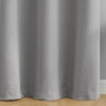 thumbnail image 5 of VCNY Home Rosalie Charcoal Grey Tonal Grommet Jacquard Curtain Panel, 55" x 84", 5 of 5