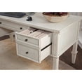 thumbnail image 5 of American Woodcrafters Sedona Antique White 60-inch Wood Storage Desk, 5 of 7