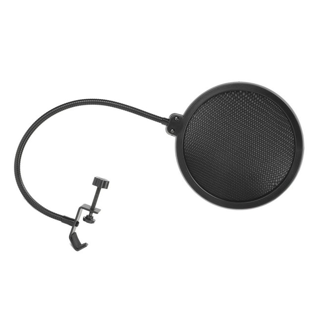 Pantalla de Filtro de Micrófono, Filtro de Micrófono de Doble Capa Profesional de Micrófono Resistente Efectivo Para Grabar Para Grabar