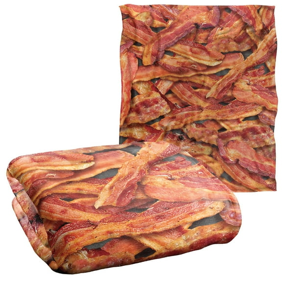 Bacon Collage Officially Licensed Silky Touch Super Soft Throw Blanket 50' x 60'