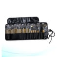 thumbnail image 4 of OULII 24Pcs Professional Makeup Brush Set Cosmetics Brush with Soft Nylon Bristles and Wooden Handles, 4 of 6