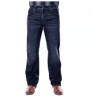 T.K. Axel Men's Slim Boot Cut, Waist Stretch, 5 Pocket Denim Jean