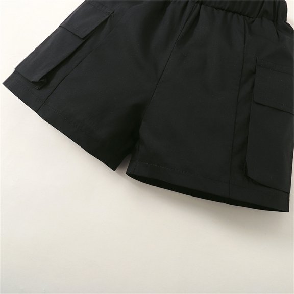 Vedolay Boys Short Sets Boys' Short Sleeve T-Shirt and Shorts Set for Toddler Little Kids and Big Kids,Blue 2-3 Years