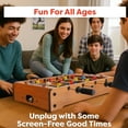 thumbnail image 3 of Hey Play 20-Inch Mini Foosball Table - Includes 2 Balls and Score Keeper, 3 of 6