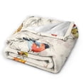 thumbnail image 2 of Kll Fleece Blanket Plush Throw Blanket Little Birds,Soft Fuzzy Cozy Flannel Blanket For Couch Sofa Bed.(40"X30"), 2 of 9