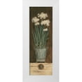 thumbnail image 3 of Pamela Gladding 13x32 White Modern Wood Framed Wall Art Titled - Petit Jardin I, 3 of 5