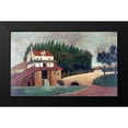 thumbnail image 2 of Rousseau, Henri 18x12 Black Modern Framed Museum Art Print Titled - The Mill, 2 of 5