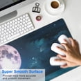 thumbnail image 4 of Ultimate Moonlight Large Gaming Mouse Pad - 31.5x11.8 Inch with Premium Micro-Weave Cloth, Stitched Edges, Non-Slip Base, Water Resistant Keyboard Pad for Gamers, Office & Home, 4 of 7