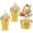 Yellow, variant on Collapsible Silicone Cup with Large 6cm Ice Ball Maker, 2-in-1 Reusable Travel Mug with Straw & Lid, Leak-Proof Portable Drinkware for Camping, Office, Iced Coffee and Whiskey
