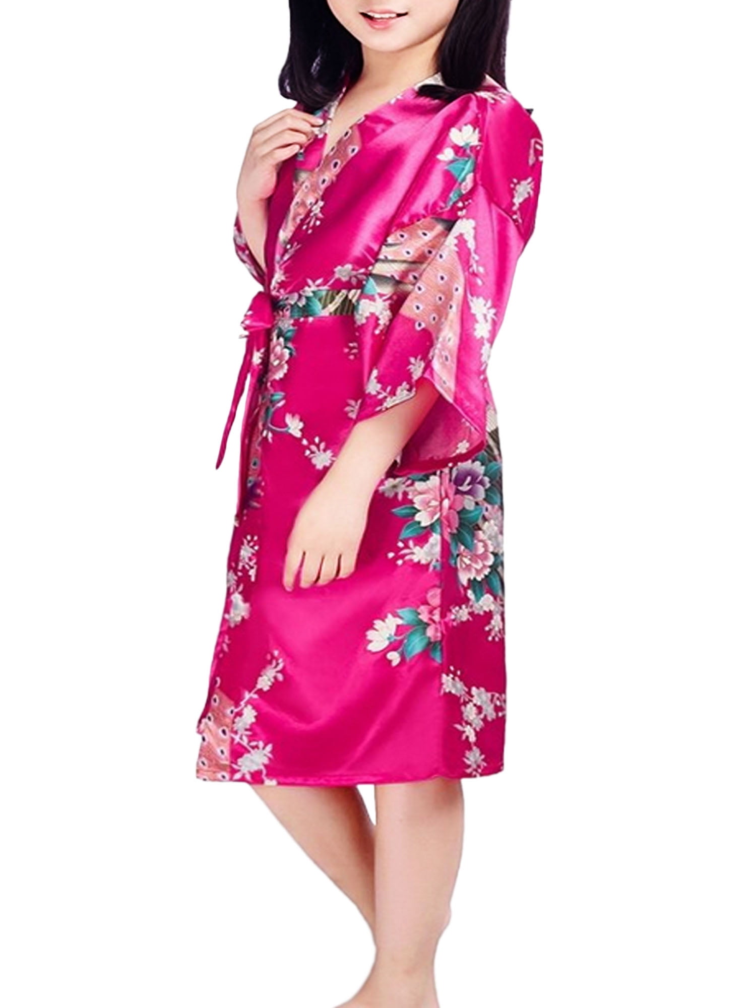 Girls Robes, Floral, Sizes 2T14, Flower Girl Robes, Spa Party