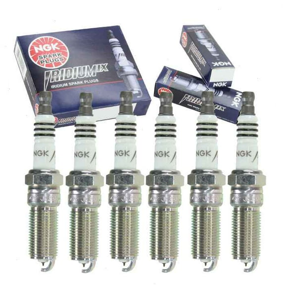 6 pc NGK Iridium IX Spark Plugs compatible with Cadillac CT6 3.0L V6 2016-2017