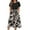 Black-floral-03, variant on Zeagoo Summer Dresses for Women 2025 Knee Length Dresses Casual A-line Dress Floral Dresses Women Teacher Dress