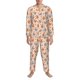 thumbnail image 3 of Balery Funny Chicken Pijama para Hombre de Dos Piezas con Manga Larga, Conjunto de Dormir y Descanso Suave con Bolsillos-Small, 3 of 7
