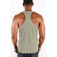 thumbnail image 6 of DEVOPS 3 Pack Men's Y-Back dry Fit Muscle Gym Workout Tank Top (3X-Large, Black/Navy/Gray), 6 of 7