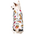 thumbnail image 1 of Fotbe Fast Food Sudadera con Estampado para Perros Pequeños – Suéter con Capucha para Mascotas, Tela Suave de Forro Polar con Bolsillo-X-Small, 1 of 7