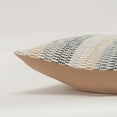 thumbnail image 3 of Rizzy Home Multi Color/DARK Natural 14"X20" Stripe Woven Poly Filled Throw Pillow, 3 of 3