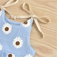 thumbnail image 3 of Kiapeise Baby Girls Summer One-Piece Jumpsuit Sleeveless Floral Strap Romper, 3 of 6