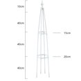 thumbnail image 2 of Mosiee Tower Shaped Gardening Bird Head Plastic Pointed Flower Bud Climbing Vine Rack, 2 of 8