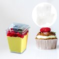 thumbnail image 2 of ZEHUANYU 50Pcs Delicate Dessert Cups Transparent Mousse Cups Household Pudding Cups for Dessert, 2 of 6