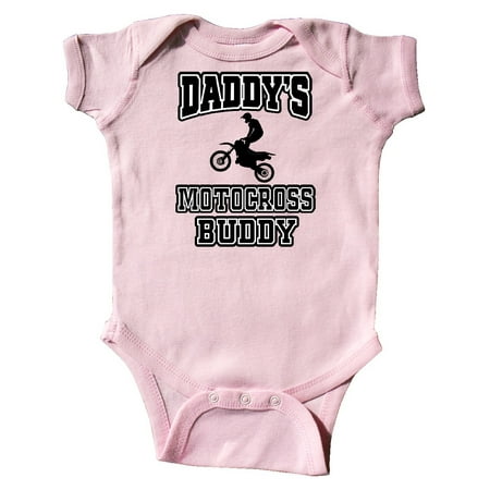 

Inktastic Daddys Motocross Buddy Gift Baby Boy or Baby Girl Bodysuit