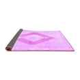 thumbnail image 2 of Ahgly Company Indoor Square Persian Purple Traditional Area Rugs, 5' Square, 2 of 4