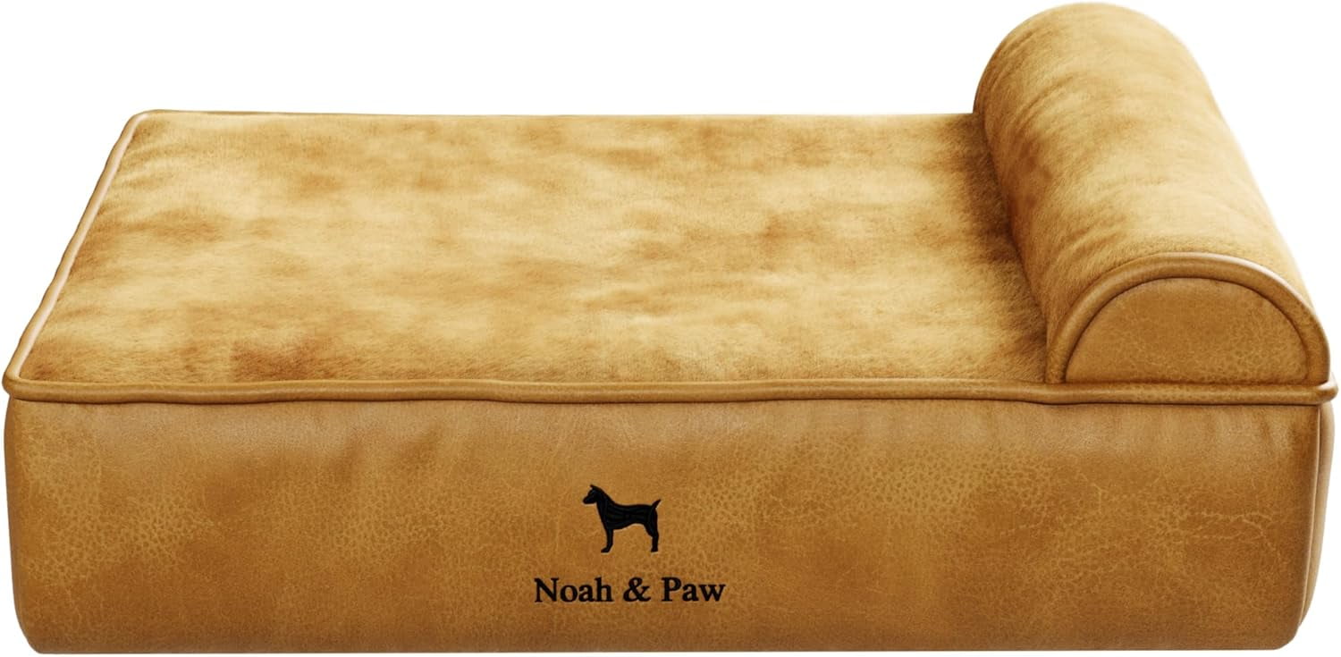 NOAH & PAW XL Hundebett Mit Memory-Schaum – Orthopädisches Bett Für Große Hunde, Wasserdicht & Kühlend
