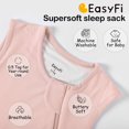thumbnail image 4 of Saco de Dormir EasyFi de Rayón de Bambú 18-24 Meses 0,5 Tog Rosa, 4 of 7