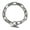 19cm, variant on Huepoe Paperclip Chain Bracelets for Women Men Titanium Steel Chain Bracelet with Round Toggle Clasps for Daily Wear Party Accessory