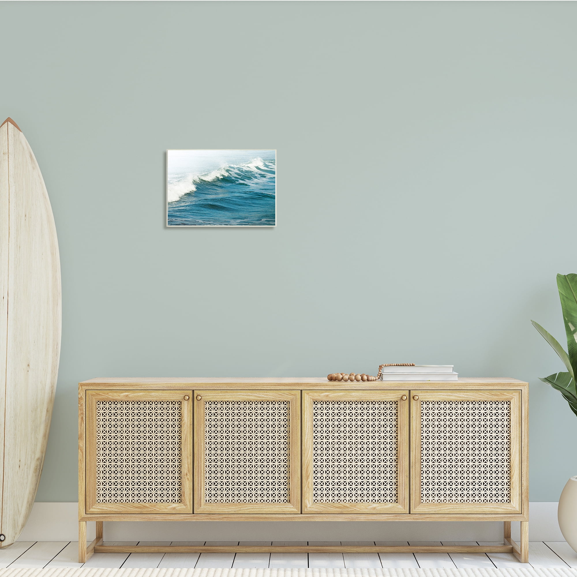 Stupell Indtries Small Wave White Caps Water Motion Ocean Study,19 x 13,Design by Ian Winstanley