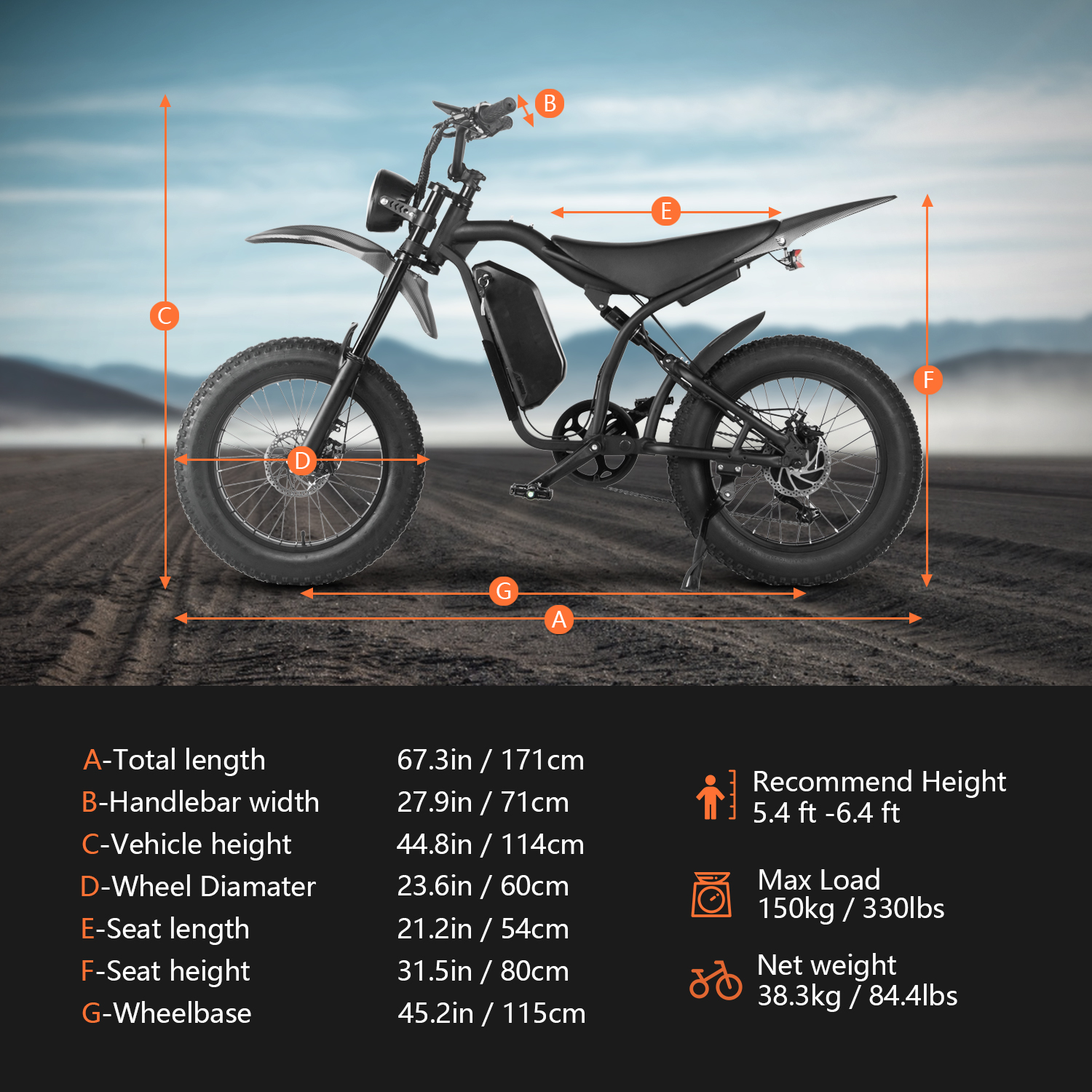 Jecham A6 aluminum alloy electric bicycle peak 2500W for Adults ,48V 15.6AH,20*4.5 Fat tire Full suspension UL 2849