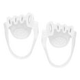 thumbnail image 4 of MERIGLARE Toe Separators Breathable Durable Soft Portable Toe Straightener for Fitness White, 4 of 9