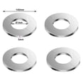 thumbnail image 3 of For Pipes Rosettes Cover For Shower Pipe Kit Radiator Replacement Split Design Stainless Steel With A Buckle 4PCS, 3 of 3
