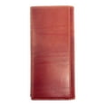 thumbnail image 3 of Western Genuine Leather Floral Tooled Laser Cut Mens Long Bifold Wallet in 8colors, 3 of 3