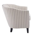 thumbnail image 4 of Miekor Furniture Upholstered Stripe Barrel Chair 51903, 4 of 11