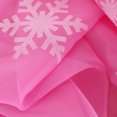 thumbnail image 4 of Christmas Snowflake Curtain Tulle Window Voile Drape Valance,Drapes for Bathroom & Bedroom & Living Room Curtains(80x200cm,Pink), 4 of 6