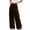Coffee pants for women, variant on Women High Waist Double Pleat Wide Leg Trousers with Pockets Tailored Straight Dress Pants for Work Office Business Casual Red,M