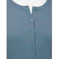 thumbnail image 3 of NINEXIS Womens Basic Crew Neck Long Sleeve Button Down Cardigan, 3 of 4
