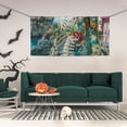 thumbnail image 2 of Lsque Vintage Print Island Skull Pattern Party Banner, Festive Banner , Holiday Celebrations and Events for Carnival Birthday Party Festival Decorations-Small, 2 of 8